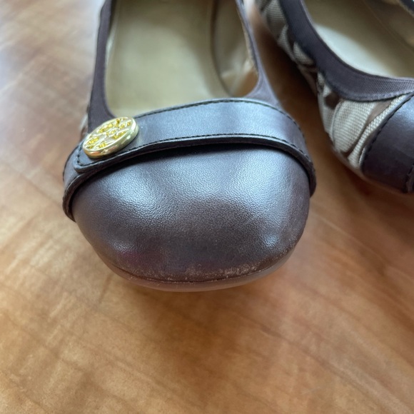 Coach Chelsea Cap-Toe Ballet Flats- Size 8 - Picture 5 of 13